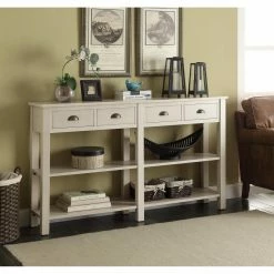 Cheapest 💯 Transitional Console Tables Acme Furniture Galileo Cream Console Table 👍