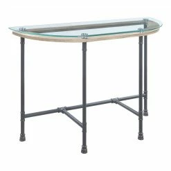 Best reviews of ๐คฉ Distressed & Industrial Style Console Tables Acme Furniture Brantley Sofa Table ๐