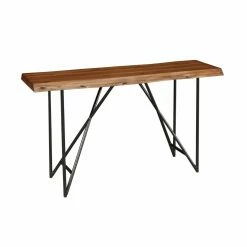 Deals 👍 Rustic Console Tables Alpine Furniture Live Edge Console Table ⌛