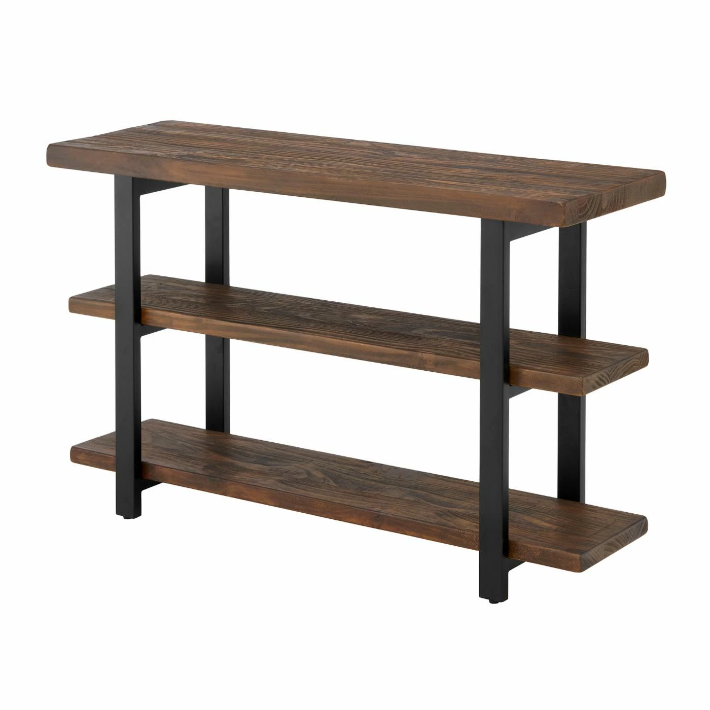 Discount ๐ Classic & Traditional Console Tables Alaterre Furniture Pomona Metal And Wood Media/Console Table - Rustic Natural ๐
