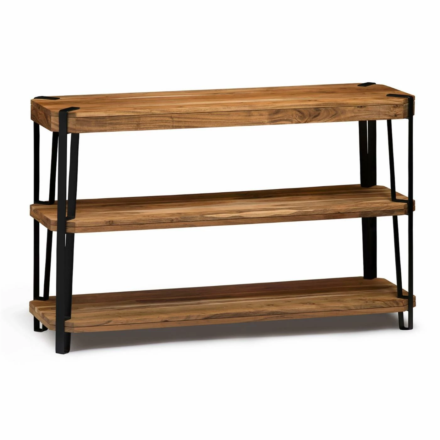 Cheap π₯° Classic & Traditional Console Tables Alaterre Furniture Ryegate Natural Live Edge Solid Wood With Metal Media Console Table β¨