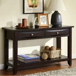 Buy 🔔 Transitional Console Tables Benzara Baldwin Style Sofa Table 🧨