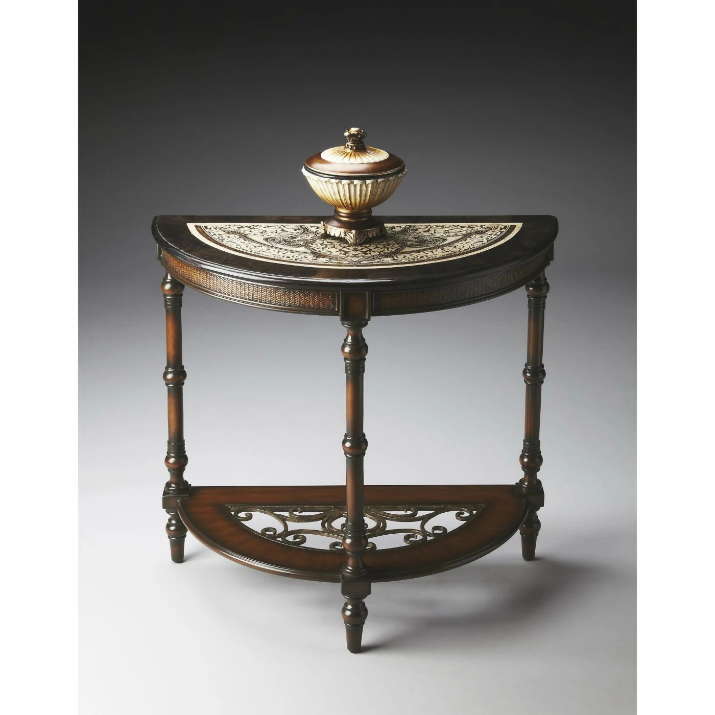 Cheap ๐ฅ Butler Specialty Contemporary & Modern Console Tables Butler Demilune Console Table - Metalworks - 30 W In. ๐ฏ