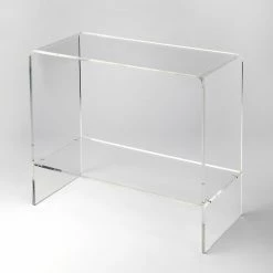 Best Pirce 🥰 Butler Specialty Contemporary & Modern Console Tables Butler Crystal Clear Console Table ❤️