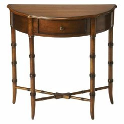 Budget ๐คฉ Coastal & Nautical Console Tables Butler Specialty Skilling Demilune Console Table ๐คฉ