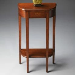 Best Sale 🎁 Butler Specialty Transitional Console Tables Butler Console Table 31H In. - Olive-ash Burl 😀