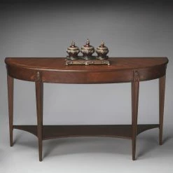 Discount ⌛ Butler Specialty Contemporary & Modern Console Tables Butler Demilune Console Table - Antique Cherry ✨