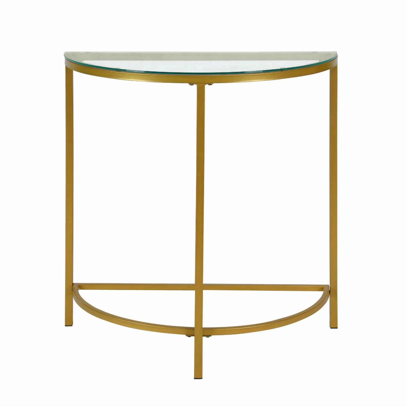 New π Carolina Chair & Table Co. Contemporary & Modern Console Tables Carolina Chair & Table Co. Fenice Half Round Console Table π