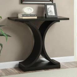 New 🧨 Contemporary & Modern Console Tables Convenience Concepts Newport Infinity Rectangle Console Table 🧨
