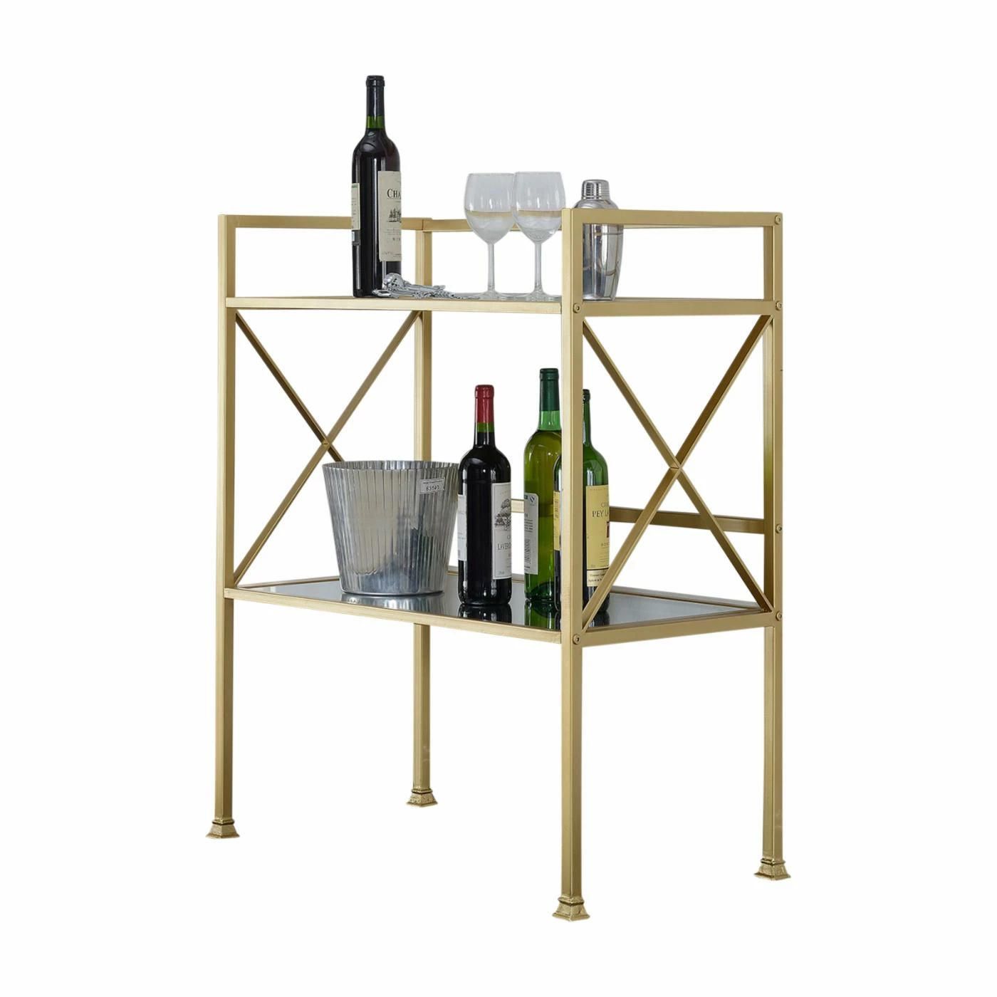 Flash Sale ❤️ Glam Console Tables Convenience Concepts Gold Coast Bar Console Table 🔔