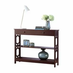 Cheapest 🌟 Classic & Traditional Console Tables Convenience Concepts Omega 1 Drawer Console Table 👏