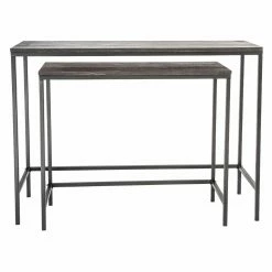 Coupon ๐ฅ Sprinkle & Bloom Distressed & Industrial Style Console Tables Sprinkle & Bloom 2 Piece Nesting Console Table Set ๐