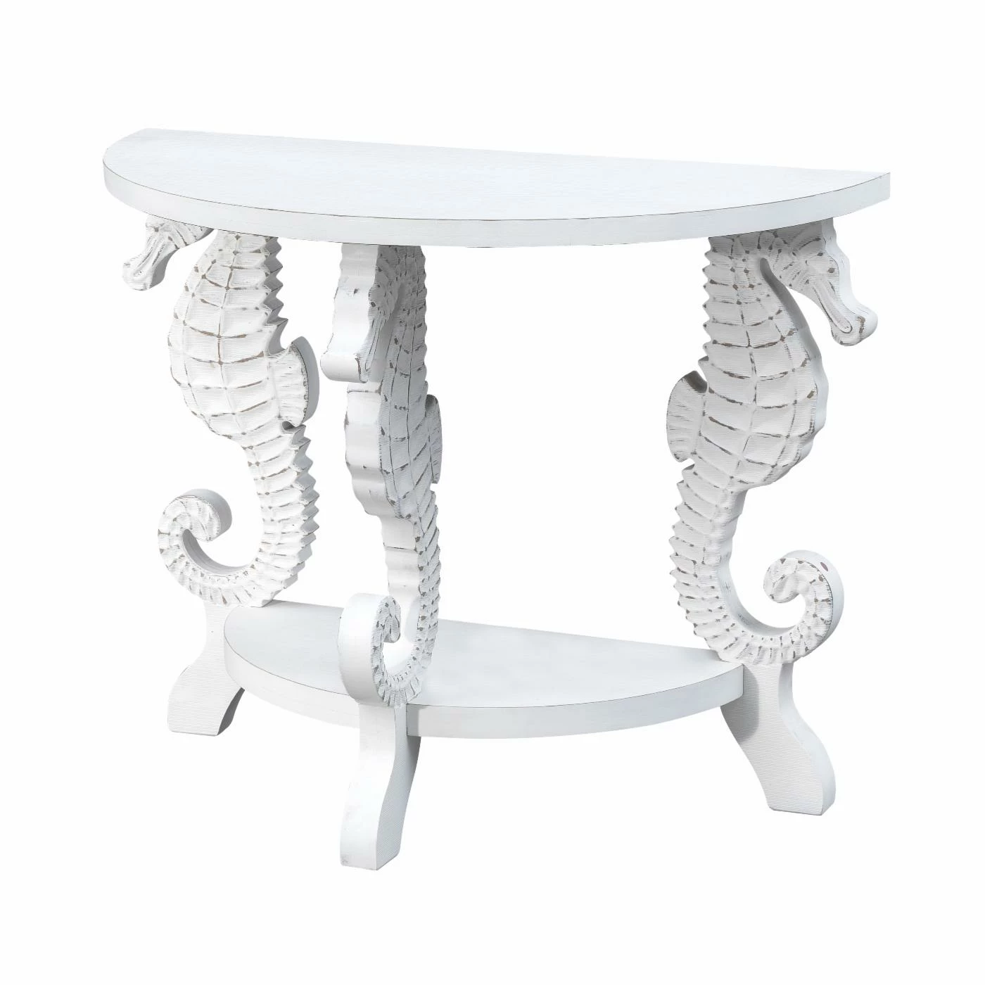 Flash Sale 🛒 Tropical Console Tables Coast To Coast Wonders Of The Sea Demilune Console Table ⭐