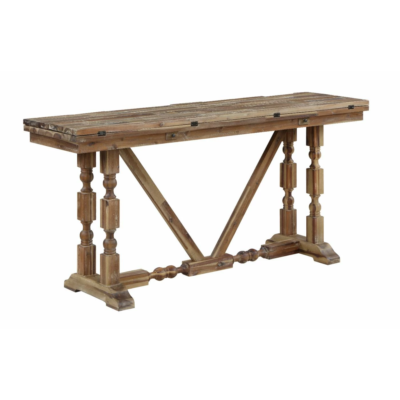 Coupon 👍 Farmhouse & Cottage Style Console Tables Coast To Coast Imports Vail II Fold Out Console Table 🎁
