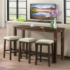 Budget 👏 Transitional Console Tables Picket House Furnishings Dex Multipurpose Console Table Set ⭐