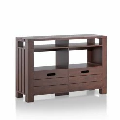 Best reviews of 🛒 Rustic Console Tables Furniture Of America Briet Rustic Storage Console Table 💯