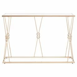 Budget โค๏ธ Glam Console Tables Weston Home Paige Reef Knot Sofa Table ๐คฉ