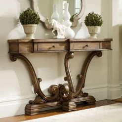 Coupon โญ Classic & Traditional Console Tables Hooker Furniture Sanctuary 2 Drawer Console Table ๐