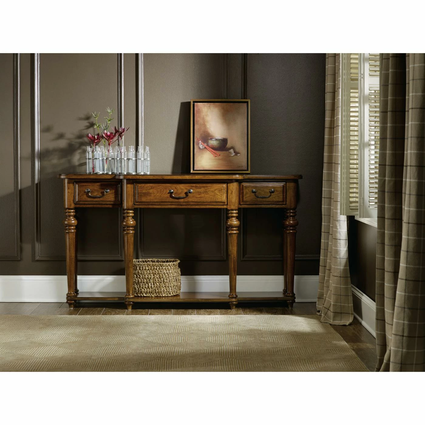 Budget π Transitional Console Tables Hooker Furniture Tynecastle Console Table β€οΈ