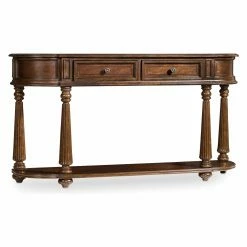 Outlet 🥰 Classic & Traditional Console Tables Hooker Furniture Leesburg Demilune Hall Console 😀
