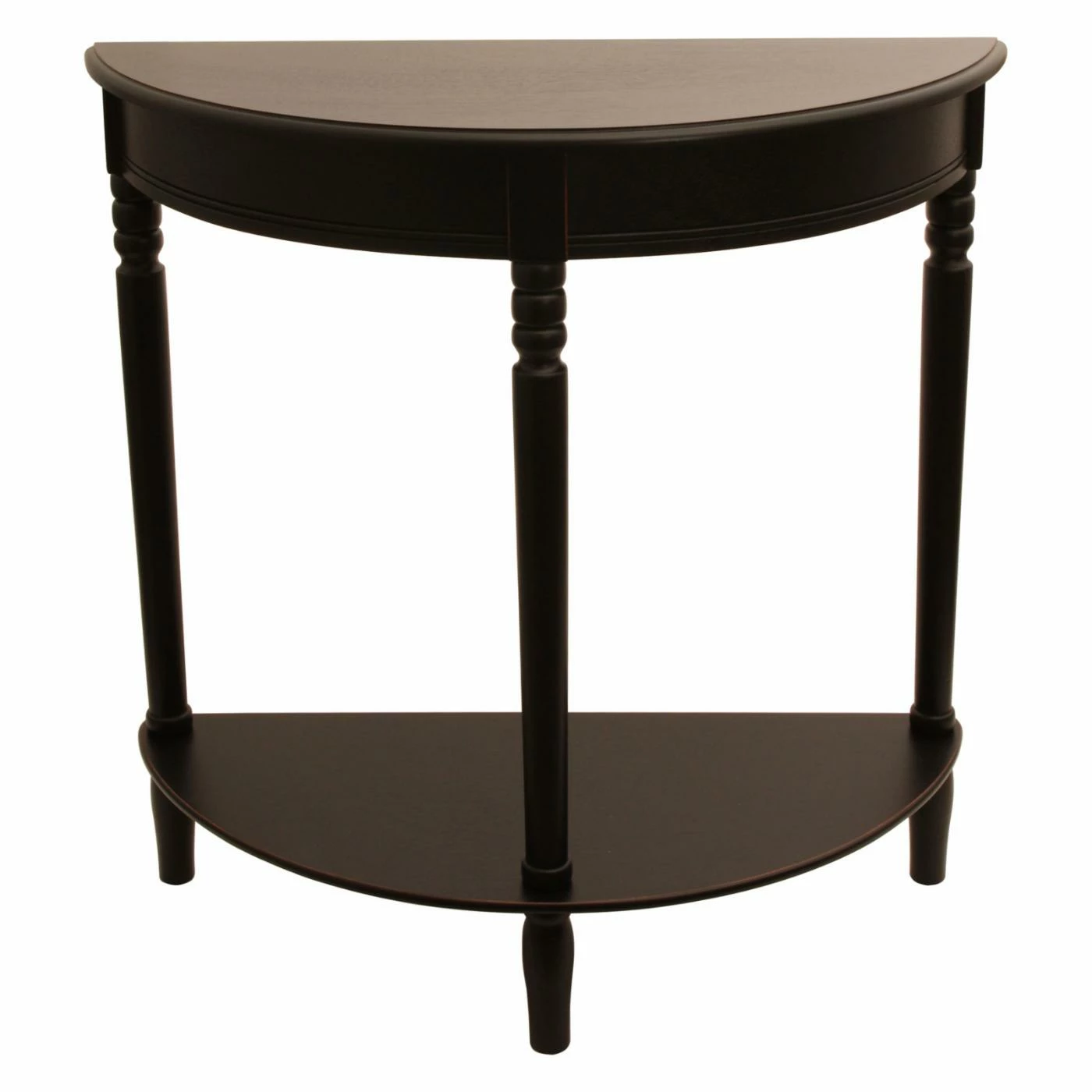 Outlet ⭐ Classic & Traditional Console Tables Decor Therapy Eased Edge Half Round Table 😀