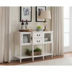 Brand new 🔔 K&B Furniture Farmhouse & Cottage Style Console Tables K&B Furniture C1294 43 In. Rectangle Wood Console Table 👏