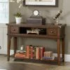 Discount 🥰 Liberty Furniture Industries Craftsman & Mission Style Console Tables Aspen Rectangular Russet Brown Console Table 🤩