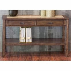 Best deal 🌟 Liberty Furniture Industries Transitional Console Tables Liberty Furniture Mesa Valley Sofa Table 🔔