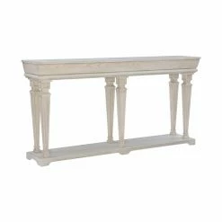 Best reviews of 👏 Farmhouse & Cottage Style Console Tables Powell Benjamin Console - Cream 🧨