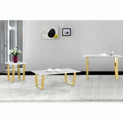 Best Pirce ๐ฅ Glam Console Tables Meridian Furniture Inc Cameron Gold Console Table ๐ฅฐ