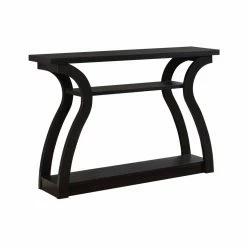 Promo 😉 Contemporary & Modern Console Tables Monarch Specialties 3-Tiered Curved Console Table ⌛
