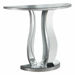 Discount 👍 Contemporary & Modern Console Tables Monarch Specialties 36 In. Crescent Console Table ⌛
