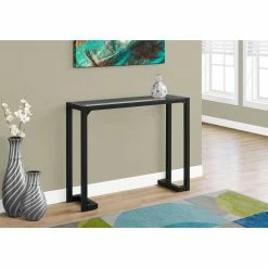 Top 10 🛒 Contemporary & Modern Console Tables Monarch Specialties Tempered Glass Top Rectangular Console Table 🛒