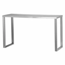 Promo 🌟 Distressed & Industrial Style Console Tables Pangea Home Century Console Brushed Metal 🤩