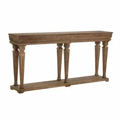 Cheapest 🛒 Farmhouse & Cottage Style Console Tables Powell Benjamin Console - Weathered Driftwood 💯