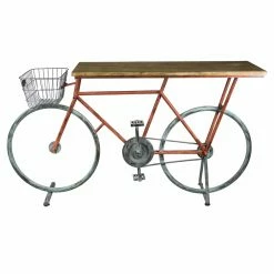 Buy 👏 Distressed & Industrial Style Console Tables Sagebrook Home Bicycle Console Table 👏