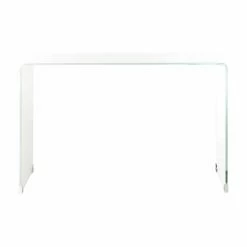 Top 10 ๐ Contemporary & Modern Console Tables Safavieh Crysta Rectangular Ombre Glass Console Table ๐