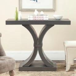 Best deal 🔥 Transitional Console Tables Safavieh Dryden Console - Distressed Black 🛒