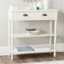 Best Sale 👍 Farmhouse & Cottage Style Console Tables Safavieh Salem Console Table With Storage ✔️