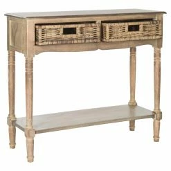 Best reviews of ๐ฅ Coastal & Nautical Console Tables Safavieh Corbin 2 Drawer Console Table ๐ฅฐ