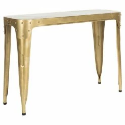 Brand new ๐ Distressed & Industrial Style Console Tables Safavieh Classic Iron Console Table ๐