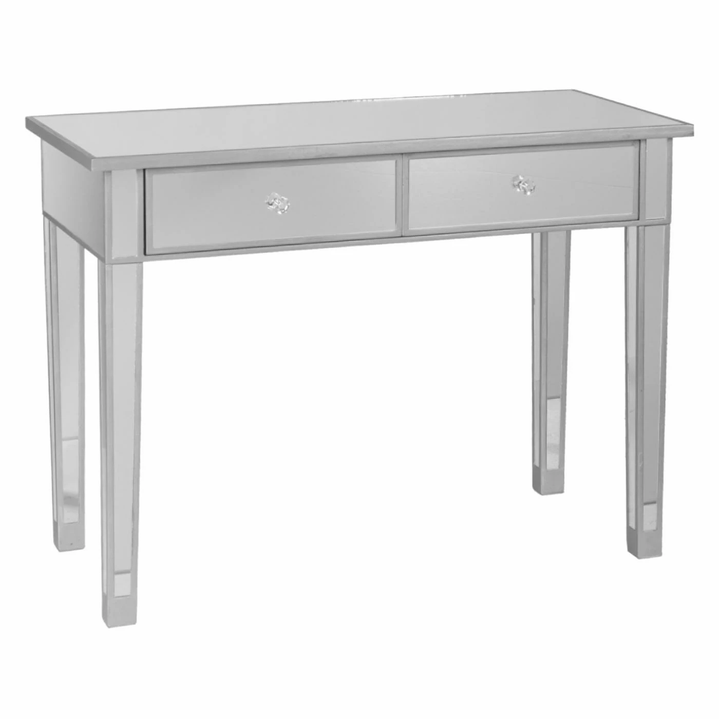 Brand new π Contemporary & Modern Console Tables Southern Enterprises Mirage Mirrored 2-Drawer Console Table π