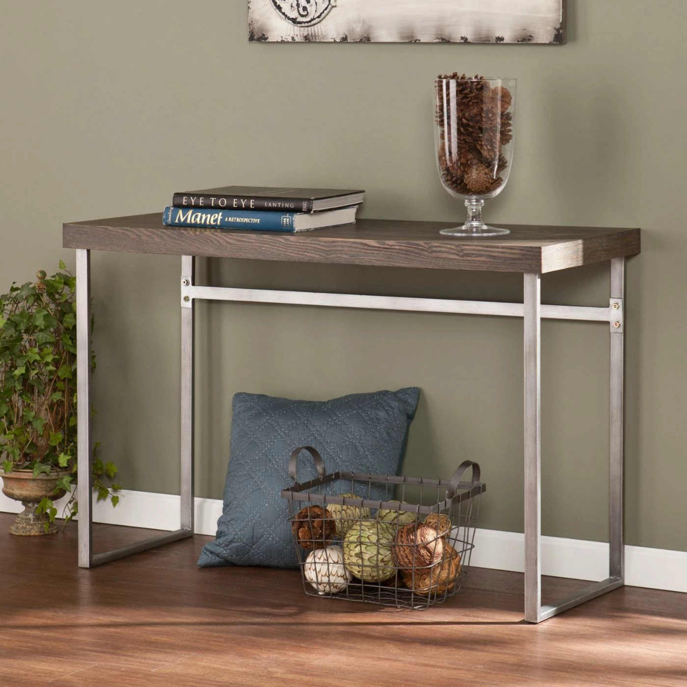 Buy 😉 Contemporary & Modern Console Tables Southern Enterprises Blythe Console Table - Burnt Oak ❤️