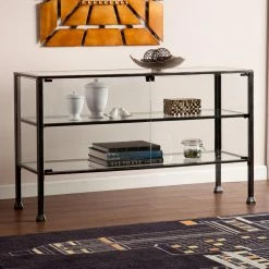 Wholesale 🌟 Contemporary & Modern Console Tables Southern Enterprises Terrarium Display Curio/Console 🛒