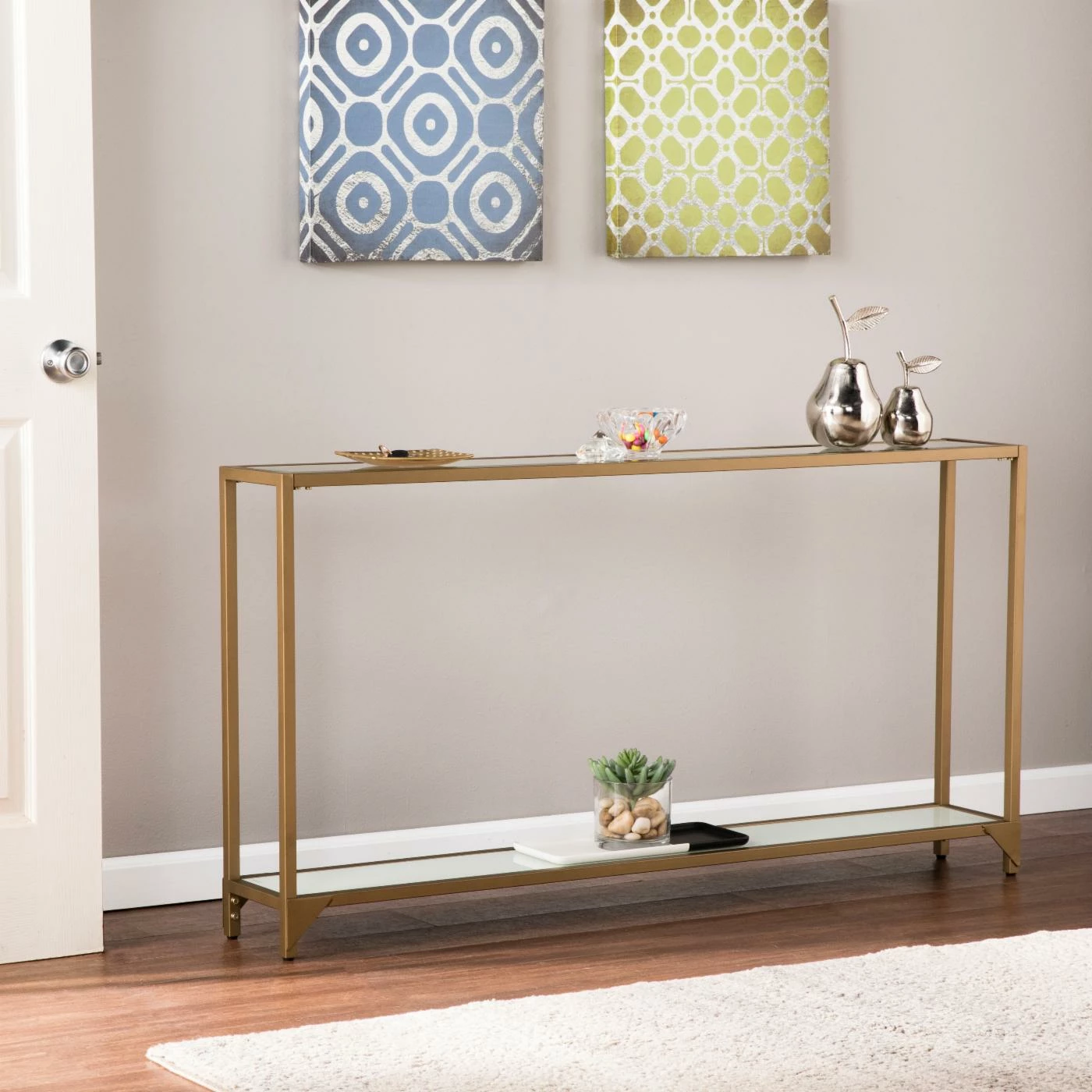 Wholesale 👏 Contemporary & Modern Console Tables Southern Enterprises Bergen Narrow Console Table ✨