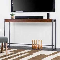 Promo 😉 Contemporary & Modern Console Tables Southern Enterprises Macen Console Table ⭐
