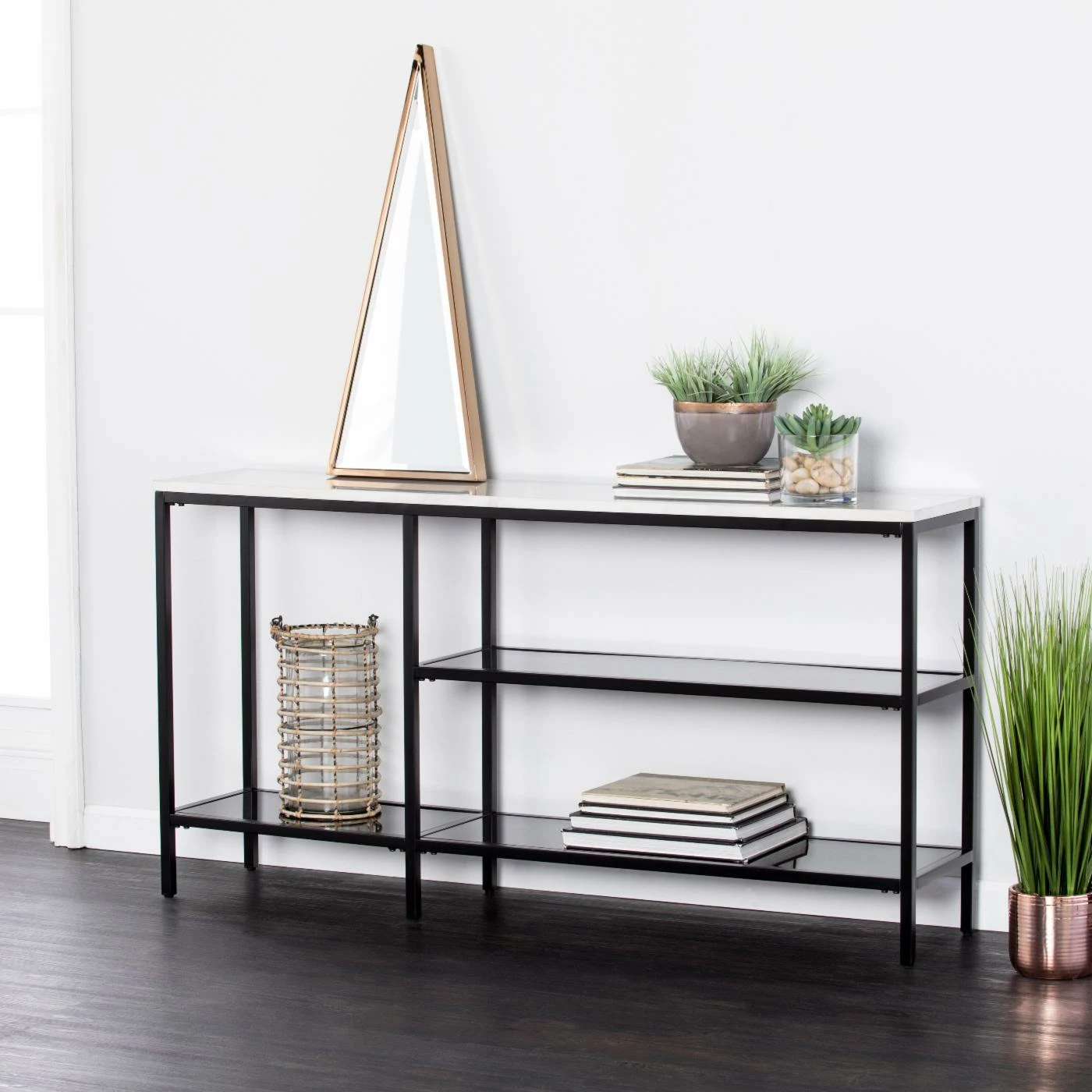 Best deal โค๏ธ Contemporary & Modern Console Tables Southern Enterprises Corman Console Table ๐