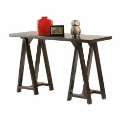 Best Pirce 👍 Brooklyn & Max Farmhouse & Cottage Style Console Tables Brooklyn + Max Spokane Pine Wood Console Table 🥰