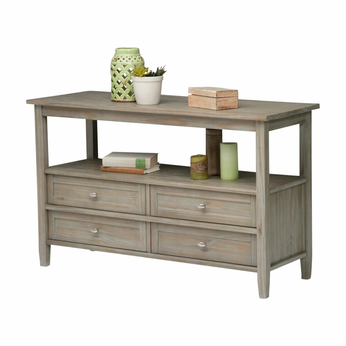 Wholesale ๐ Brooklyn & Max Transitional Console Tables Brooklyn + Max Lexington Pine Wood Console Table ๐งจ