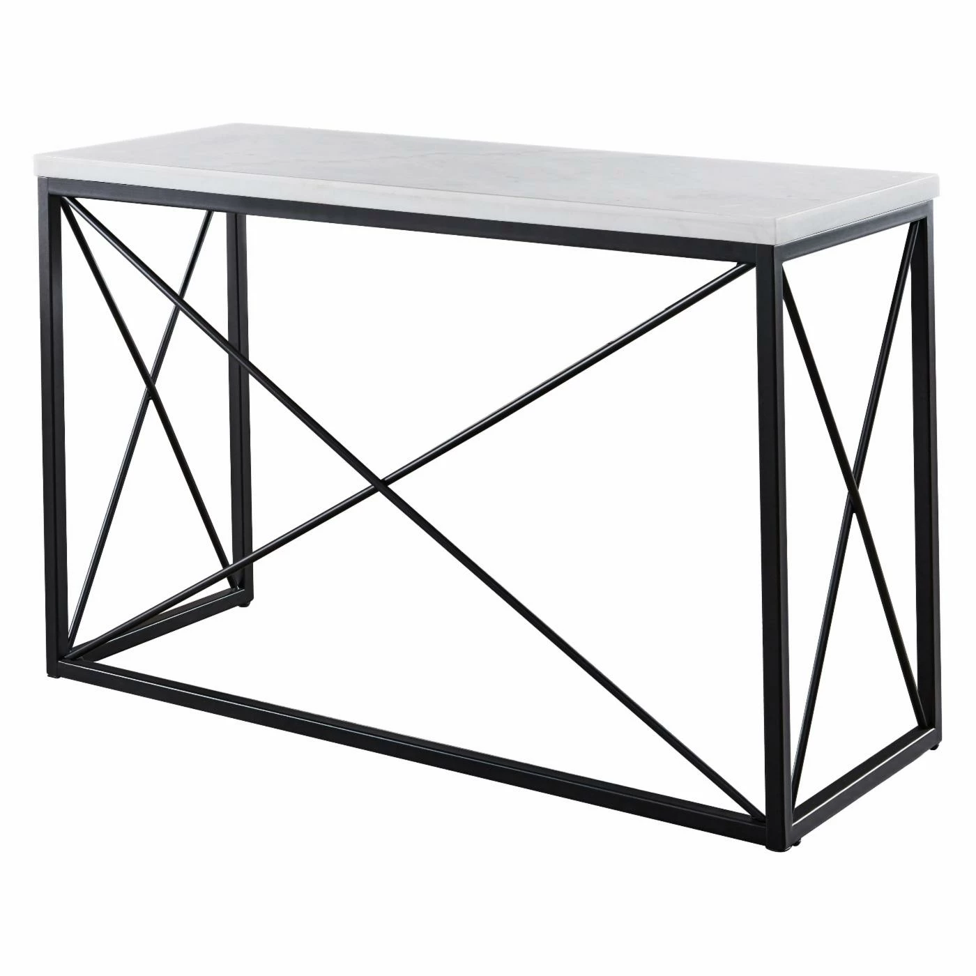 Deals β€οΈ Contemporary & Modern Console Tables Steve Silver Co. Skyler Marble Top Rectangle Sofa Table π₯°